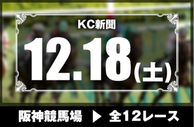 12/18(土)阪神競馬『KC新聞』全12レース