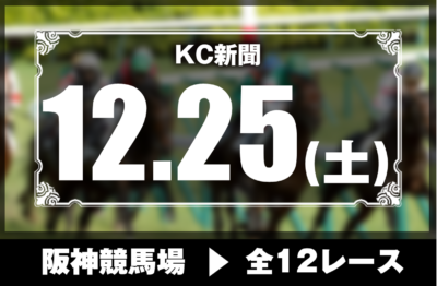 12/25(土)阪神競馬『KC新聞』全12レース